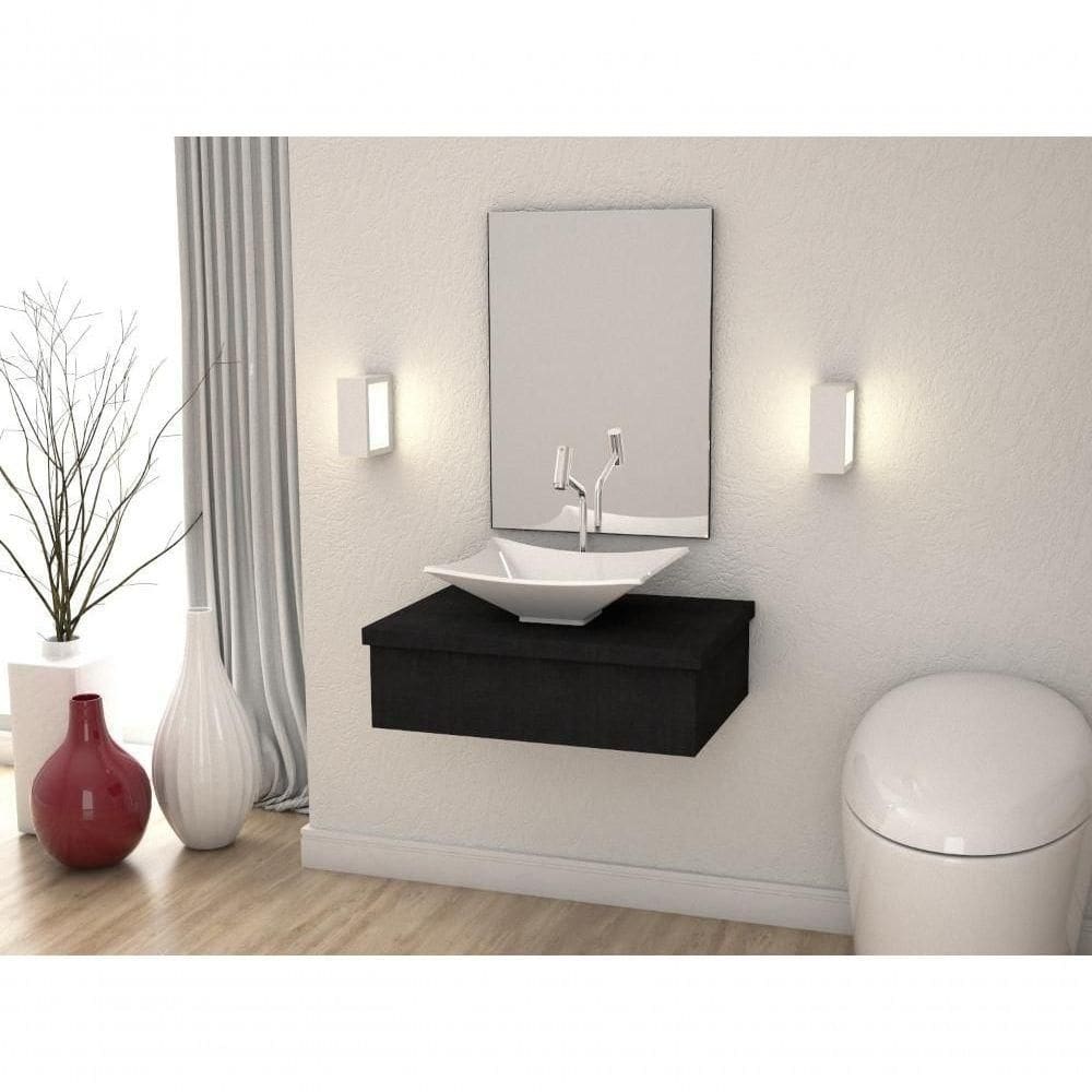 Conjunto Bancada C-cuba L38 Metrópole 600 Nogal Preto ônix