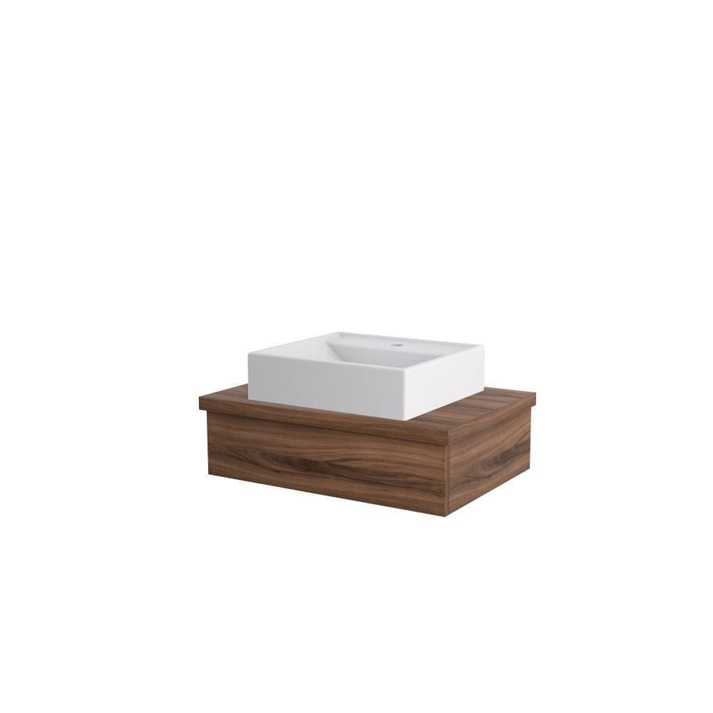 Conjunto Bancada C-cuba Q39 Metrópole 600 Carvalho Dark Nogal