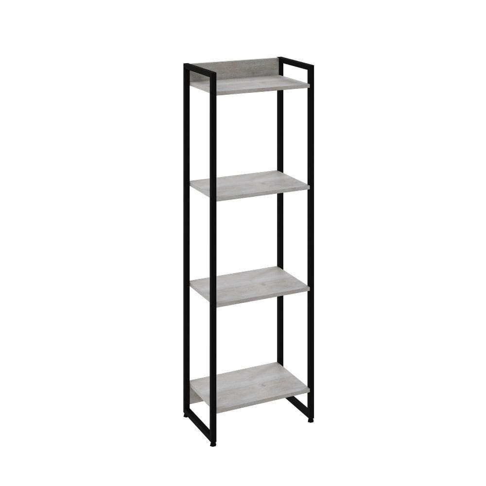 Estante Dynamica 45x30x146cm C/04 Prateleiras Snow / Snow /