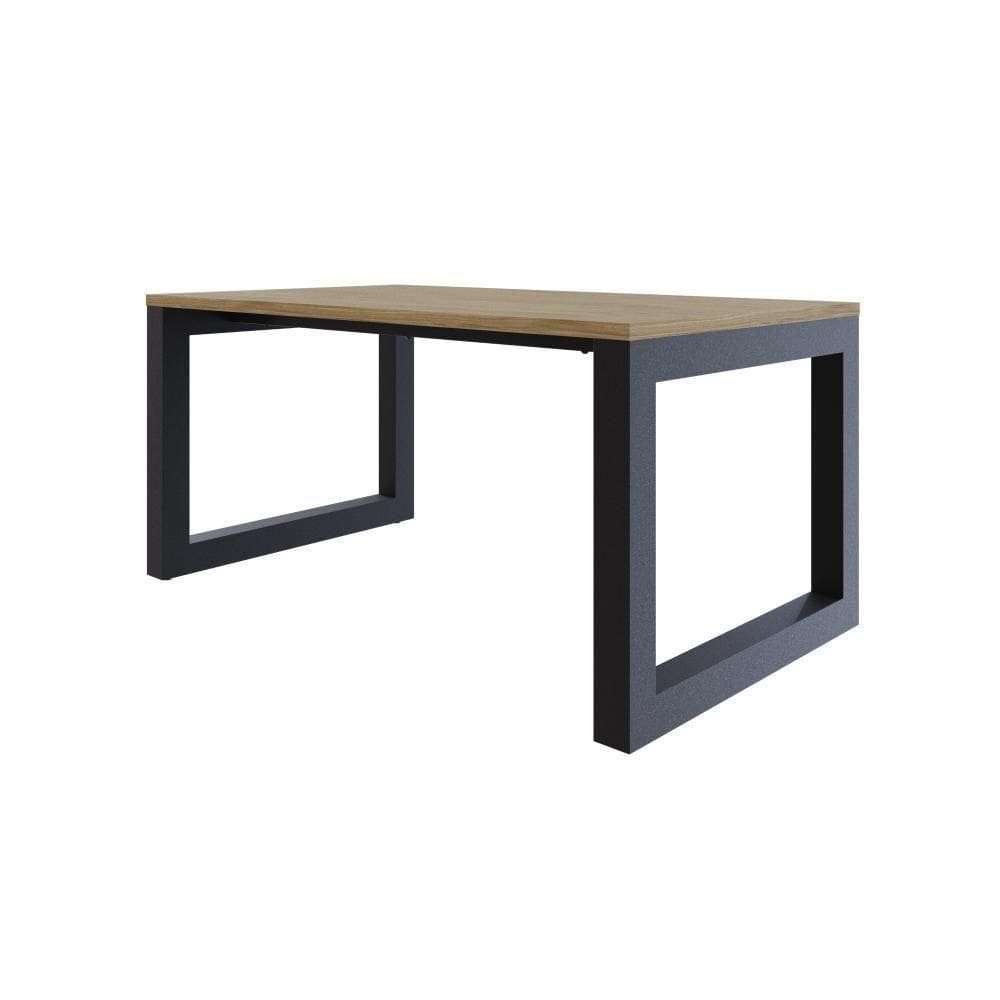 Mesa De Jantar Bronx 160x90x77cm Brmj9160 Vermont Oak - Vermont Oak/