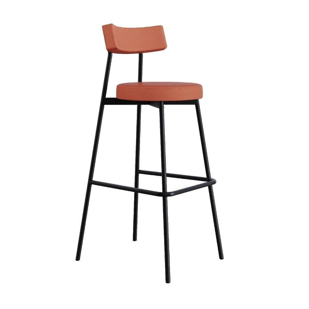 Banqueta Alta Stout Ae: 100 / Aa: 75cm Bqst7510 Courino Marte Terra Rosê Terra Rosê