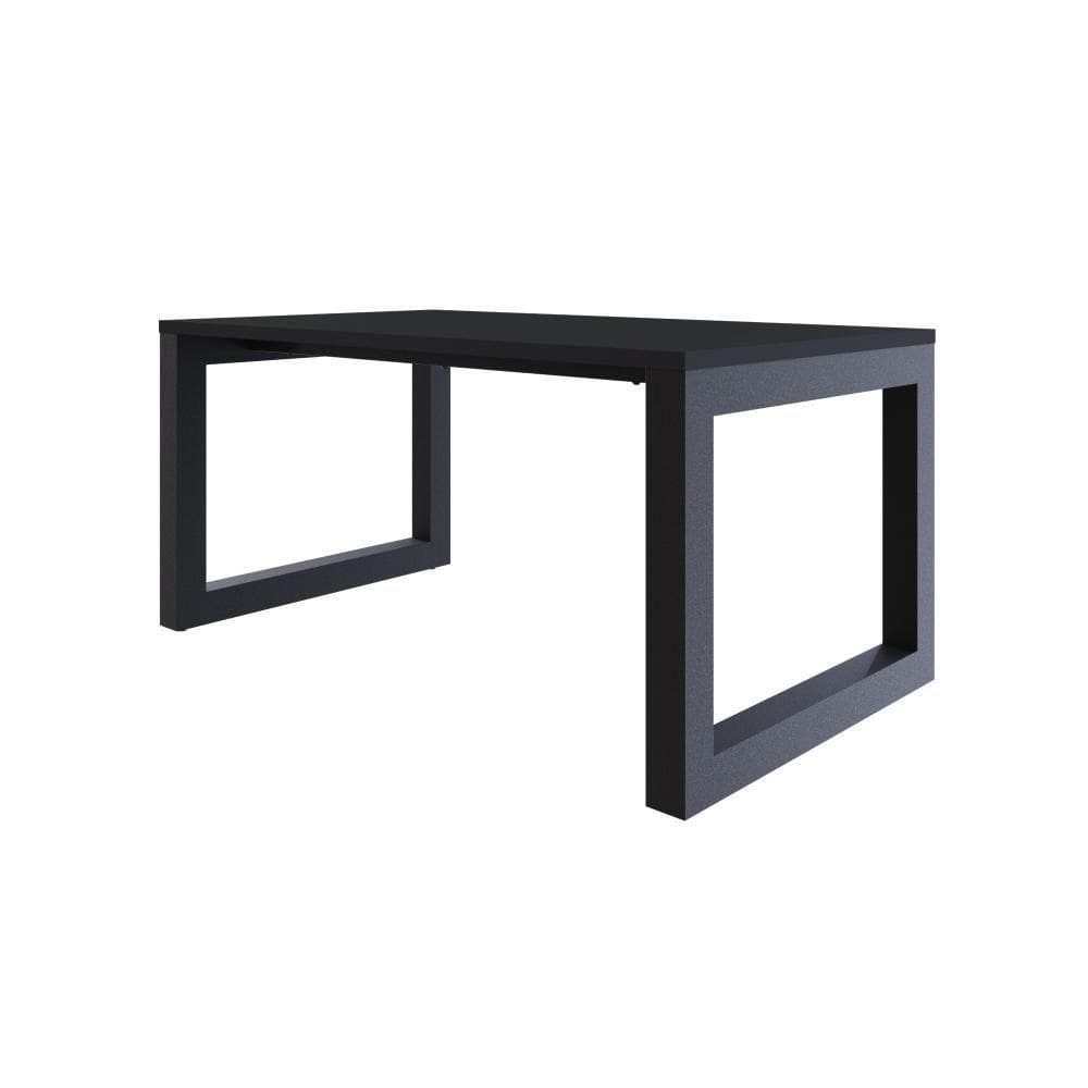 Mesa De Jantar Bronx 160x90x77cm Brmj9160 Preto Tx - Preto Tx/
