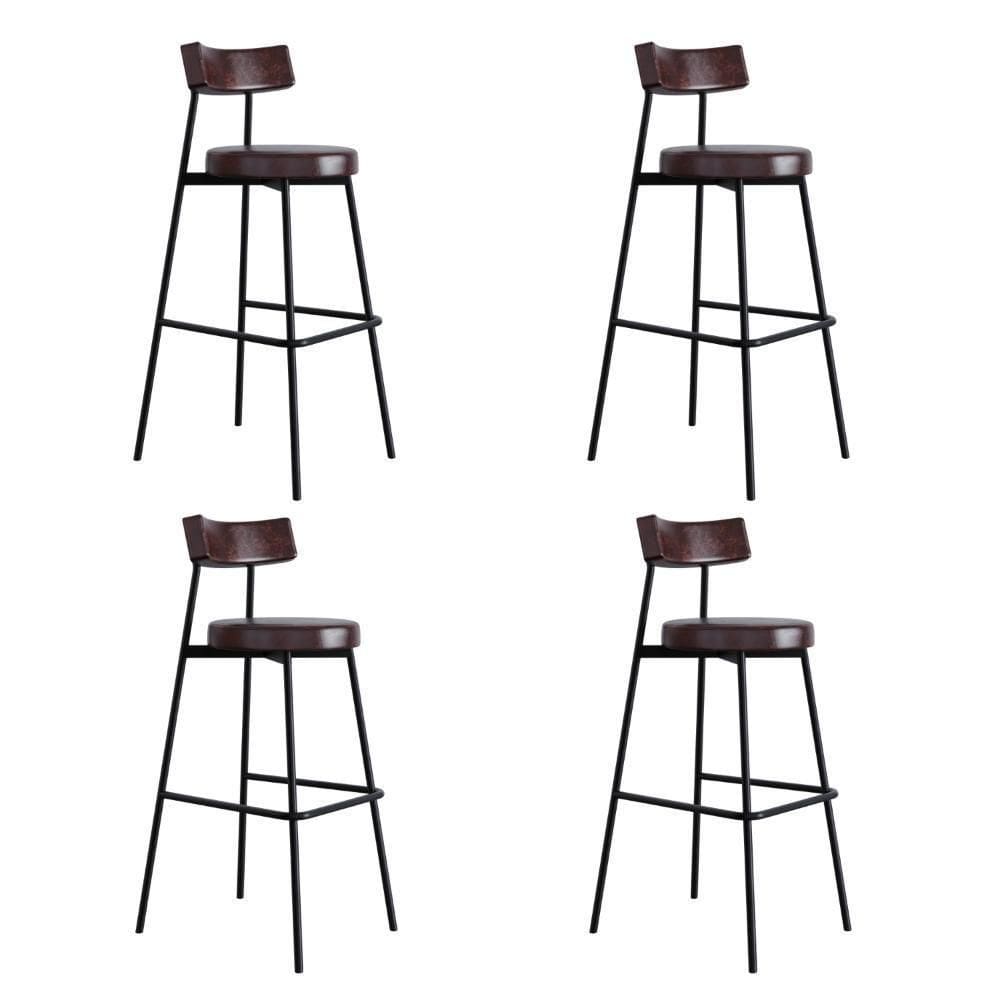 Banqueta Alta Stout Ae: 100 / Aa: 75cm C/04 Un. Courino Café Courino Café
