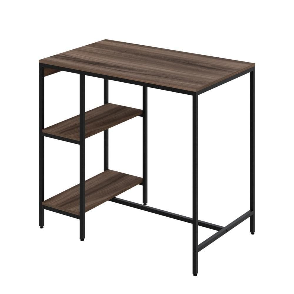 Mesa Bistrô 100x60x92cm C-02banquetas Tub Nogal Nogal -