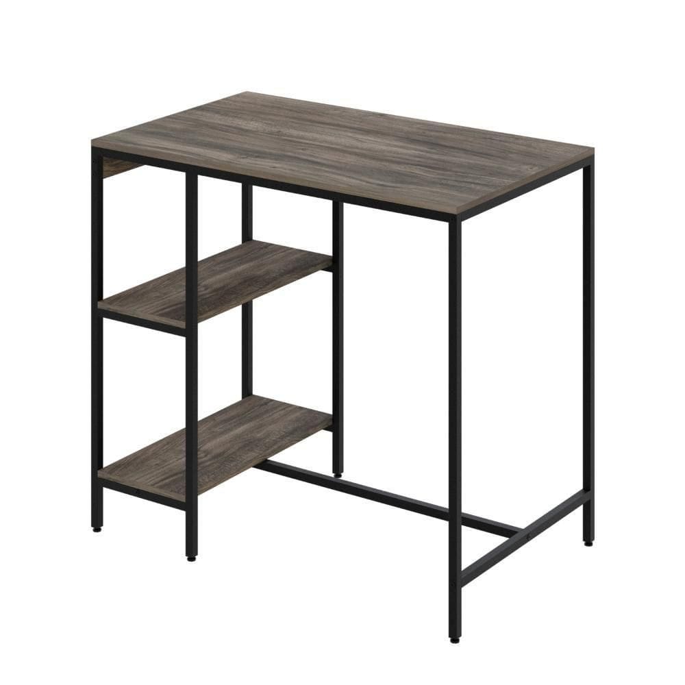 Mesa Bistrô 100x60x92cm C-02banquetas Tub Carvalho Dark Carvalho Dark -