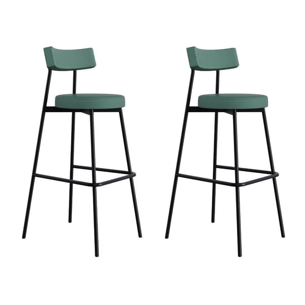 Banqueta Alta Stout Ae: 100 / Aa: 75cm C/02 Un. Courino Urano Verde Sálvia