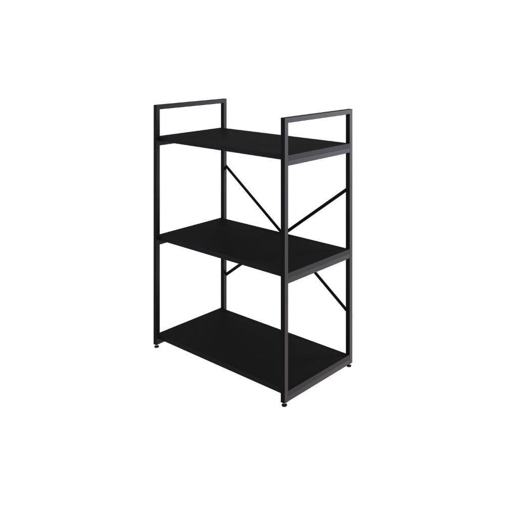 Estante C/03 Prateleiras 84x60x33cm Yon Preto Tx/ Preto Tx/