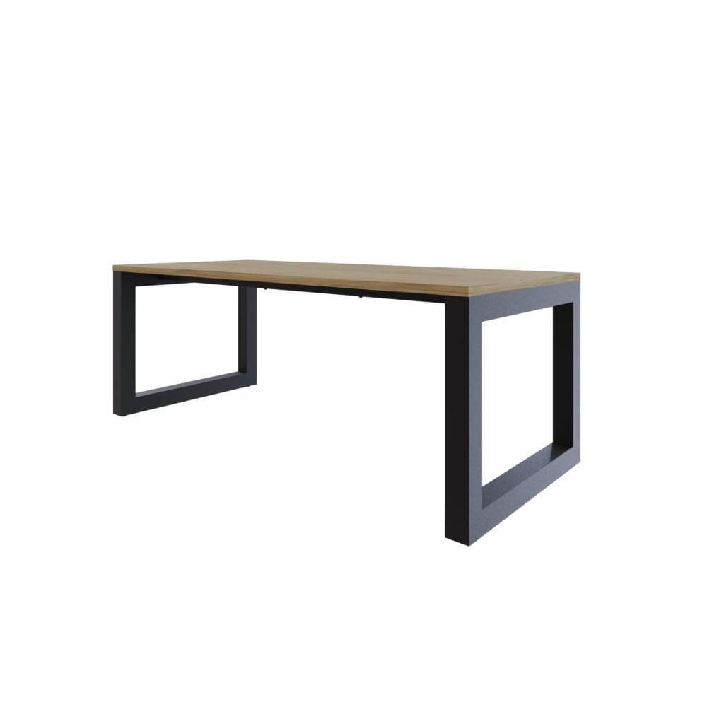 Mesa De Jantar Bronx 200x90x77cm Brmj9200 Vermont Oak - Vermont Oak/