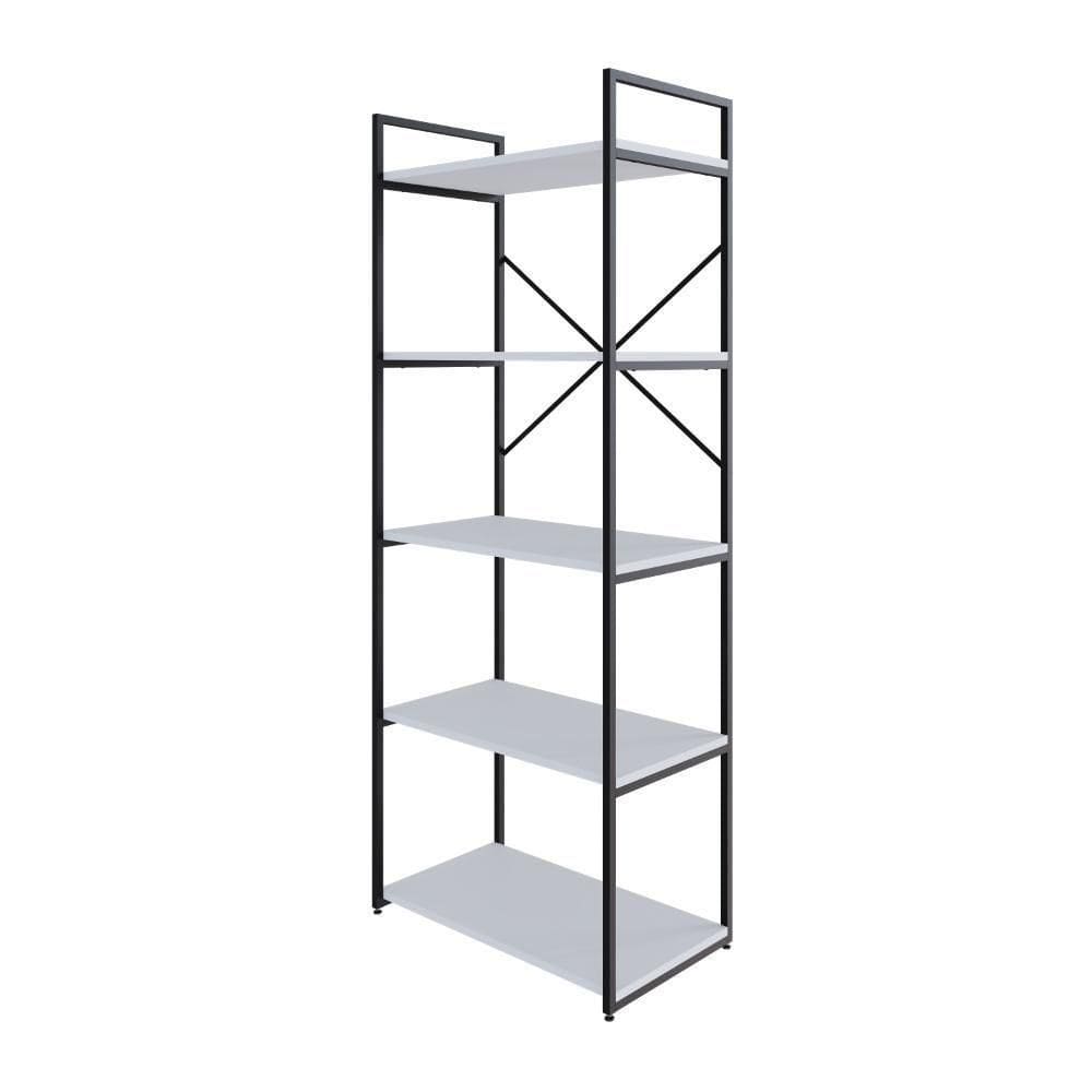 Estante C/05 Prateleiras 152x60x33cm Yon Branco Tx/ Branco Tx/