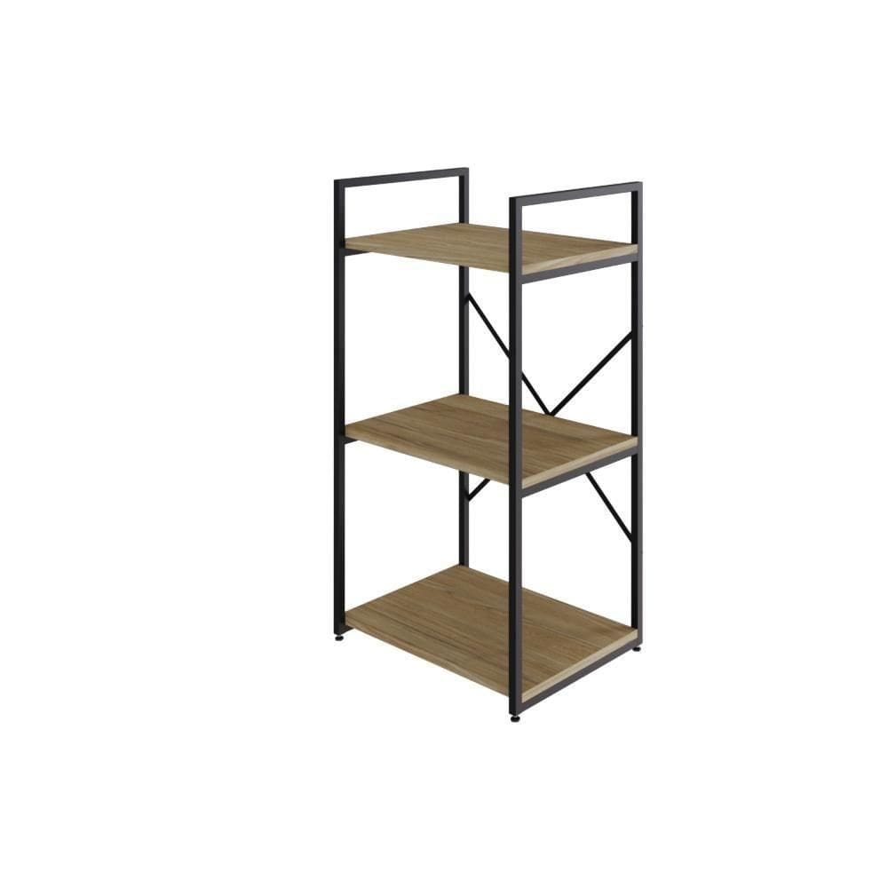 Estante C/03 Prateleiras 84x45x33cm Yon Vermont Oak/ Vermont Oak/