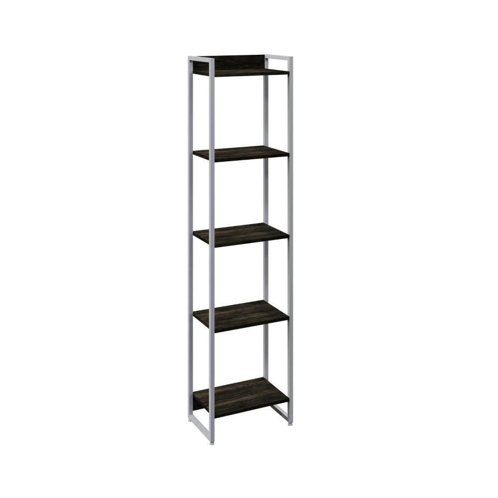 Estante Dynamica 45x30x187cm C/05 Prateleiras Carvalho Dark / Carvalho Dark /