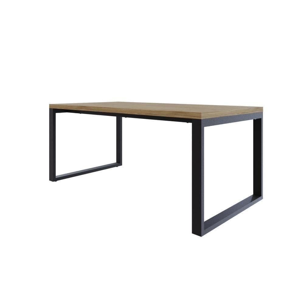 Mesa De Jantar Queens 180x90x77cm Qemj9180 Vermont Oak - Vermont Oak/