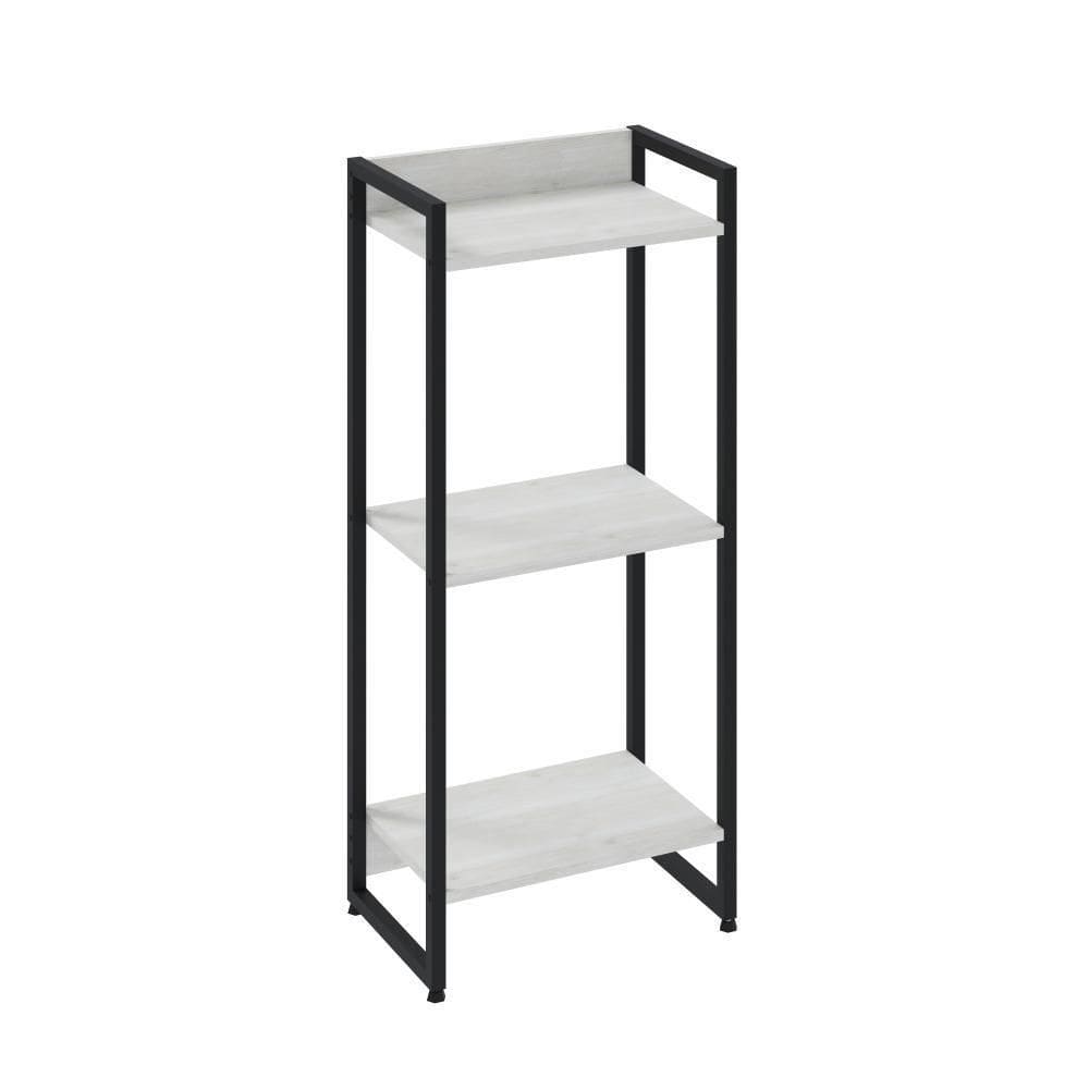 Estante Dynamica 45x30x104cm C/03 Prateleiras Snow / Snow /
