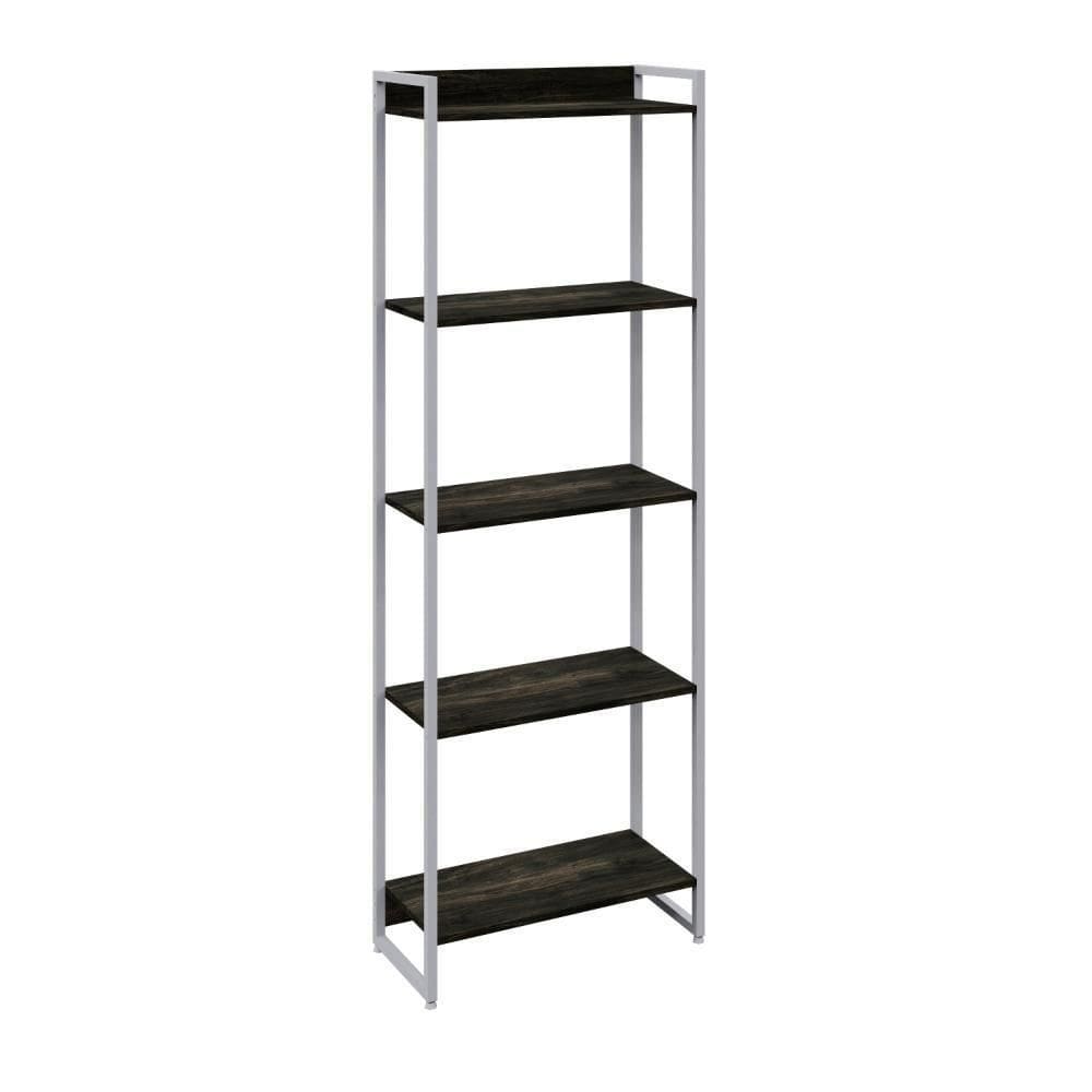 Estante Dynamica 60x30x187cm C/05 Prateleiras Carvalho Dark / Carvalho Dark /