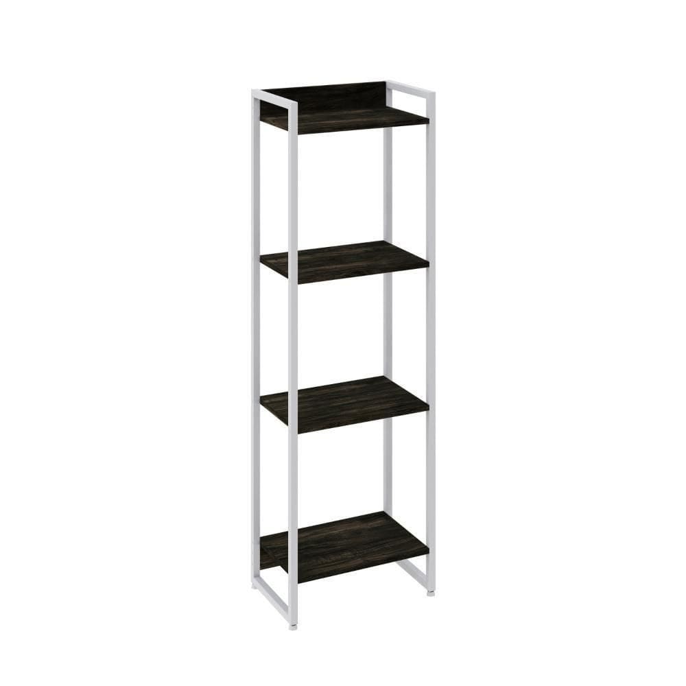 Estante Dynamica 45x30x146cm C/04 Prateleiras Carvalho Dark / Carvalho Dark /