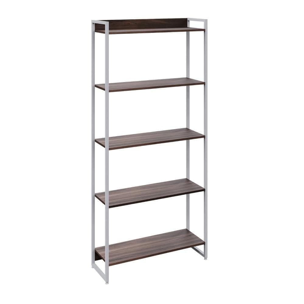 Estante Dynamica 80x30x187cm C/05 Prateleiras Nogal / Nogal /
