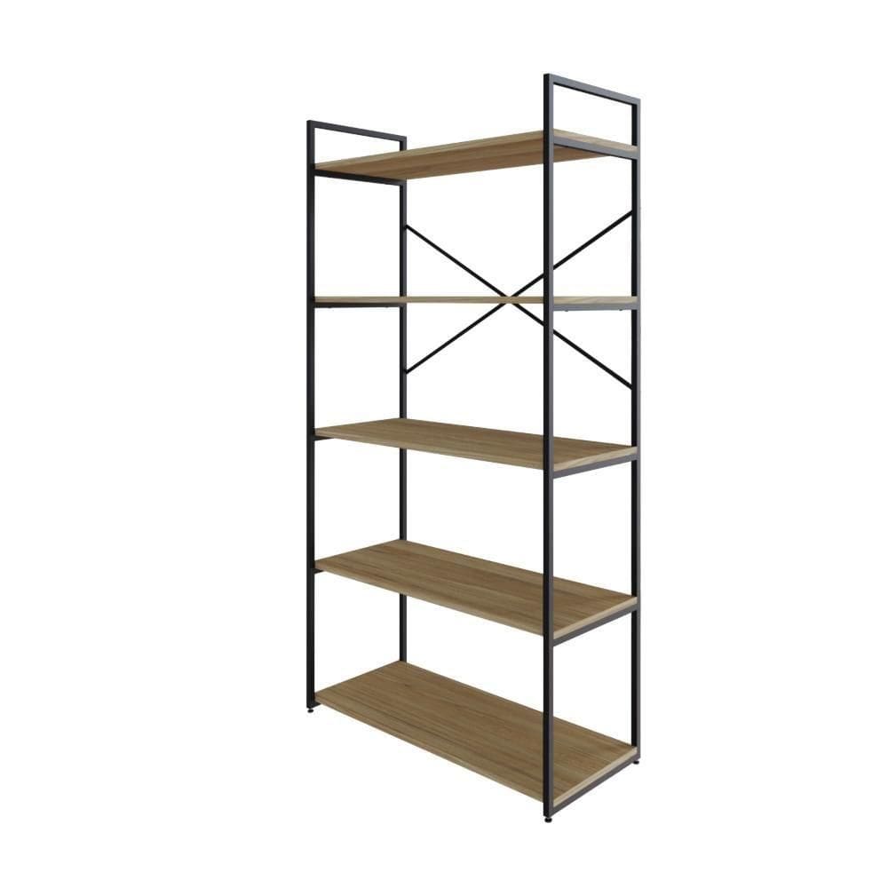 Estante C/05 Prateleiras 152x80x33cm Yon Vermont Oak/ Vermont Oak/