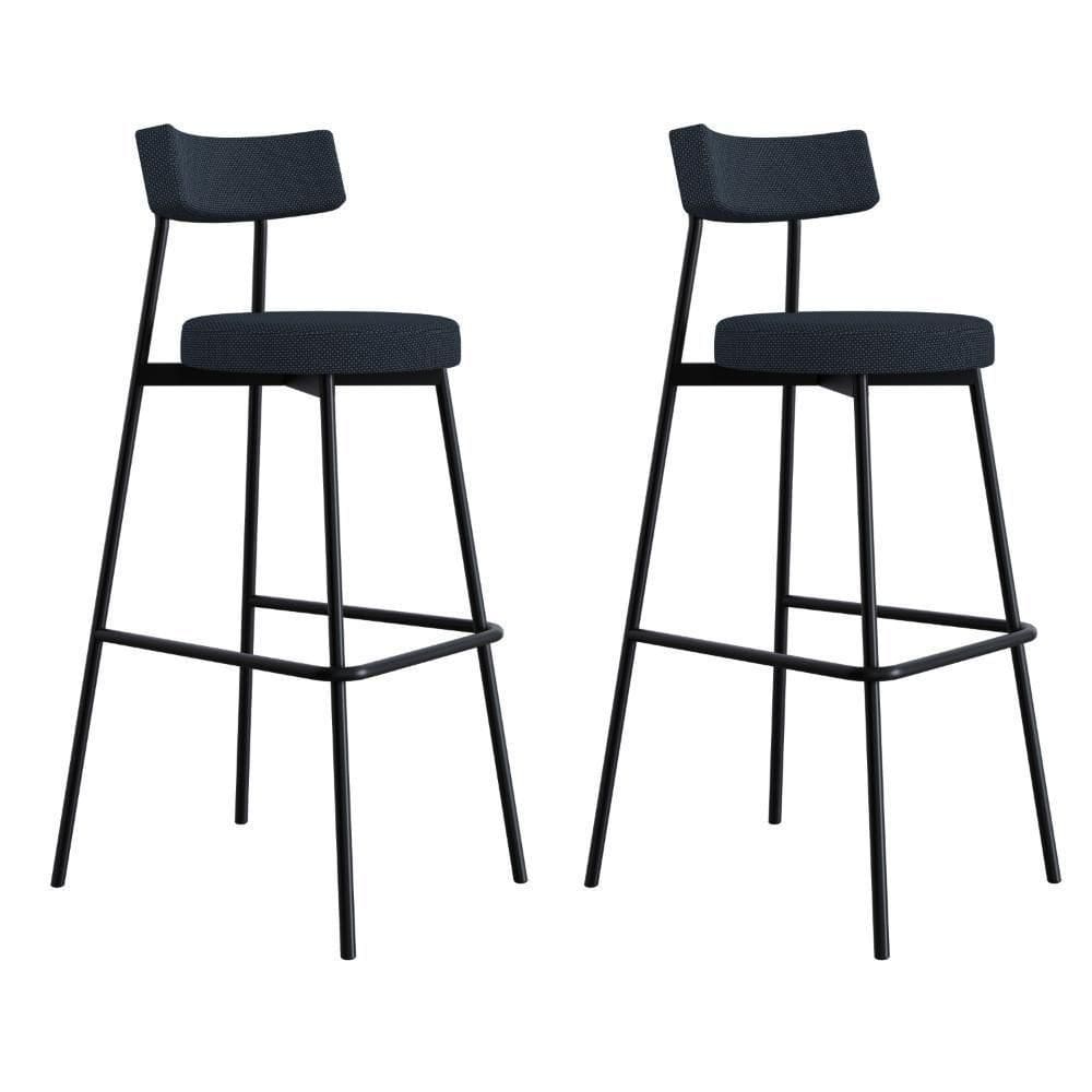 Banqueta Alta Stout Ae: 100 / Aa: 75cm C/02 Un. Etnico Níquel Etnico Níquel