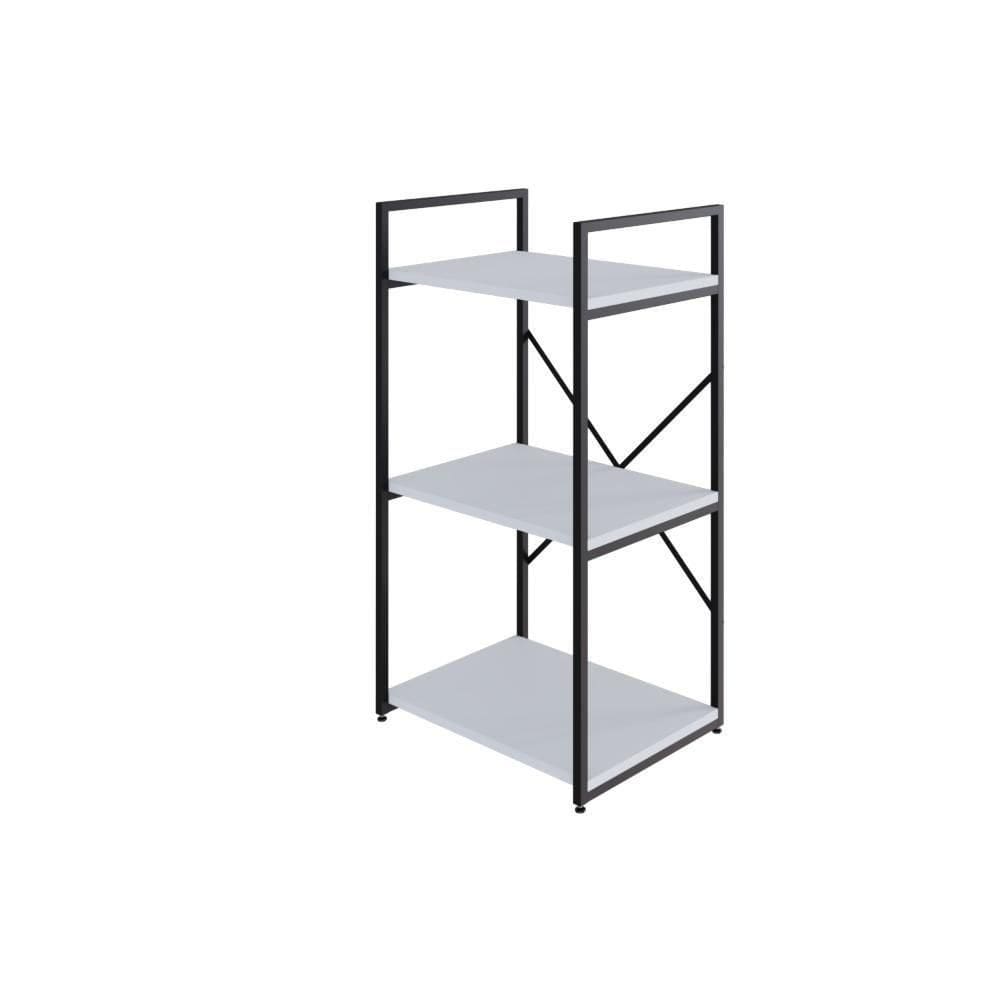 Estante C/03 Prateleiras 84x45x33cm Yon Branco Tx/ Branco Tx/