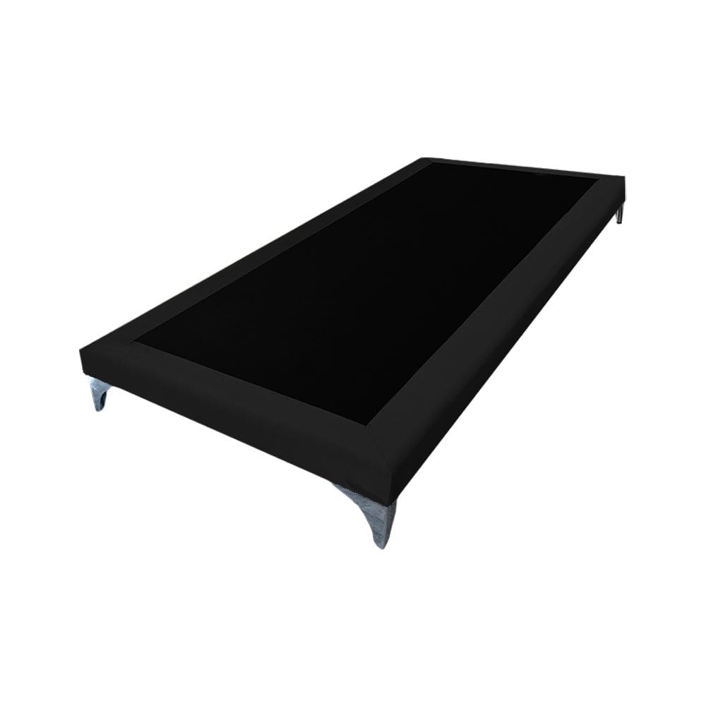 Cama Montessoriana Adulto Oriental Premium Solteiro Veludo Preto