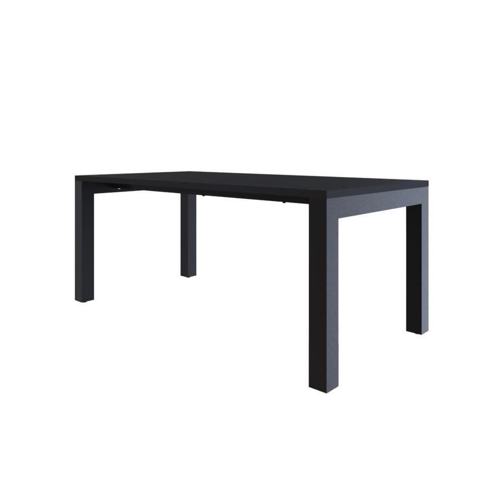 Mesa De Jantar Bronx U 180x90x77cm Brmj9180u Preto Tx - Preto Tx/
