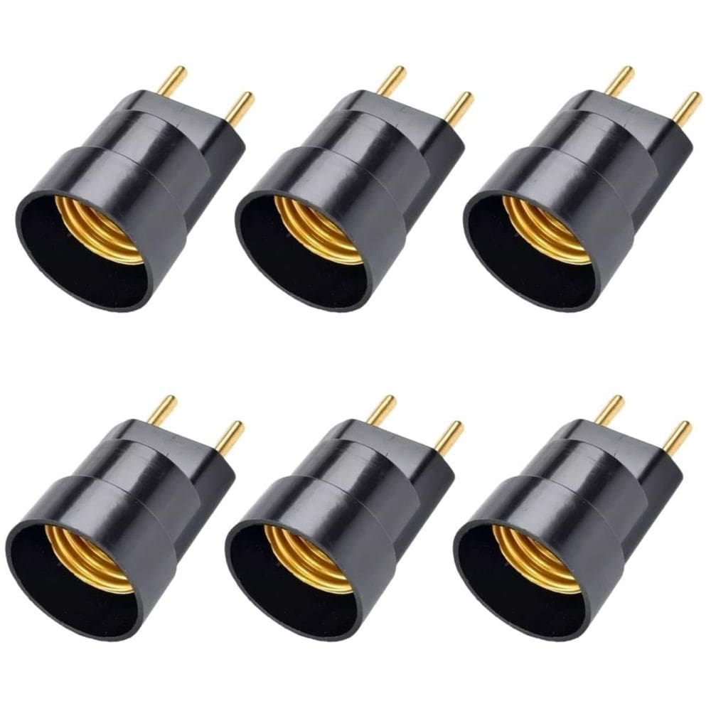 Bocal Soquete Porta Lampada Borne Embutido Base E27 06 Un