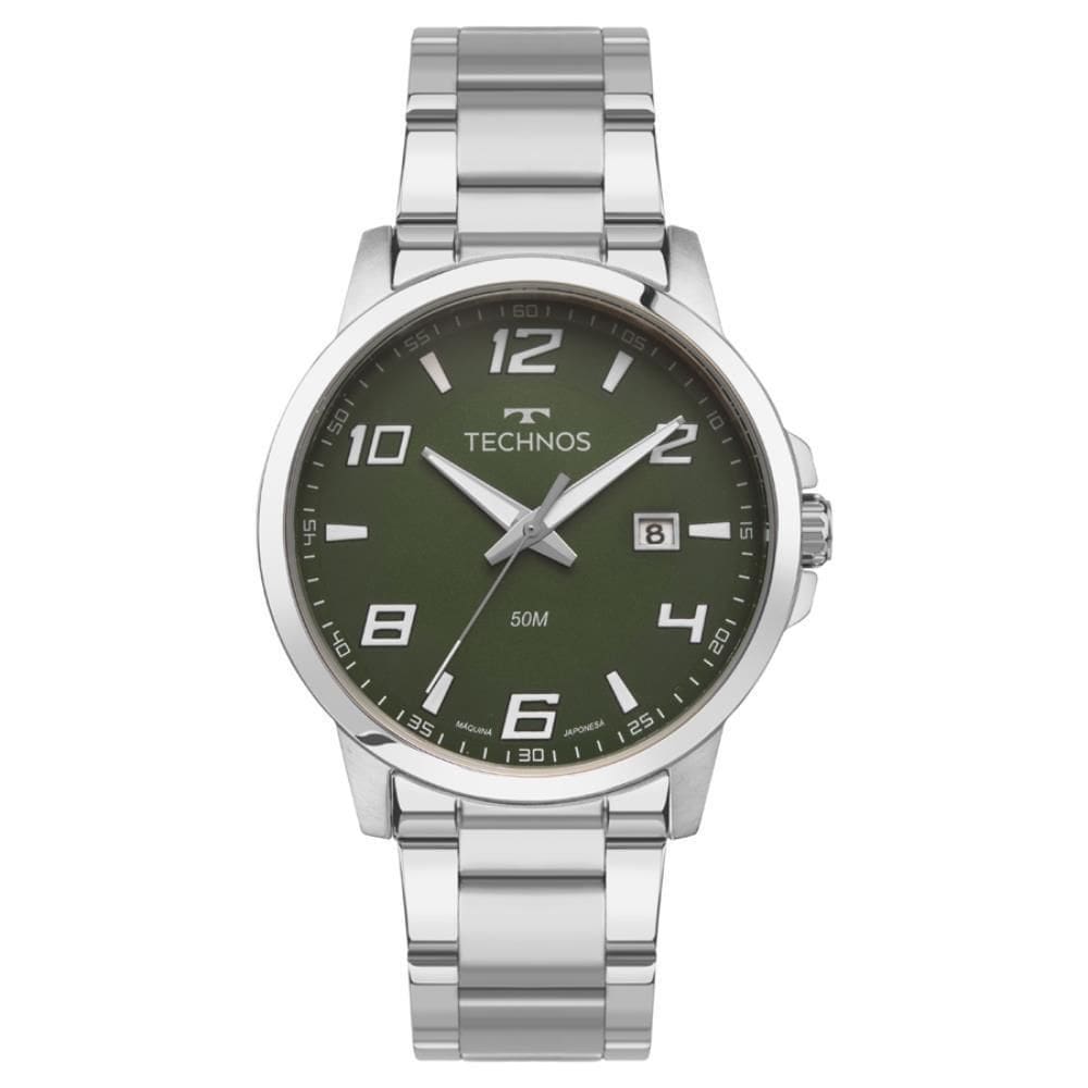 Relógio Technos Masculino Ref: 2315Lat/1V Racer Prateado