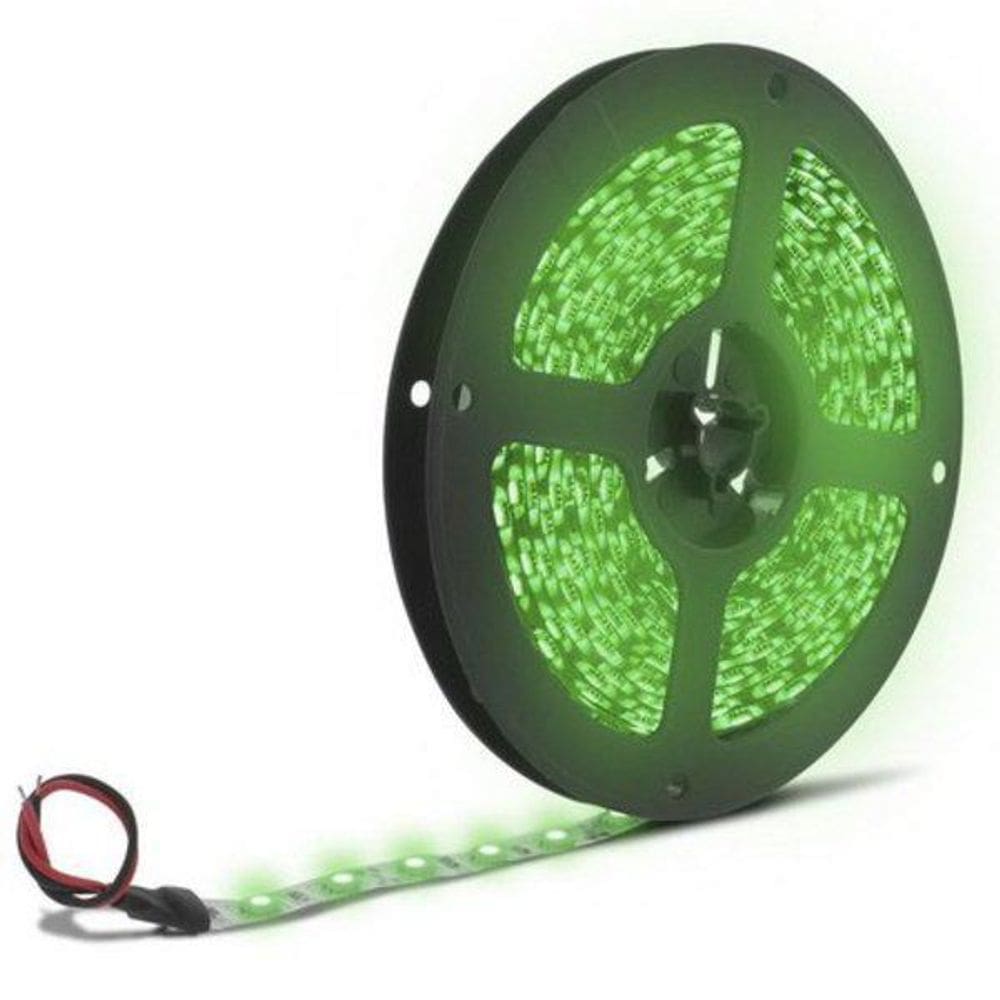 Fita Led 5050-1M/60 Leds 5 Metros Com Proteção Ip65 - Verde