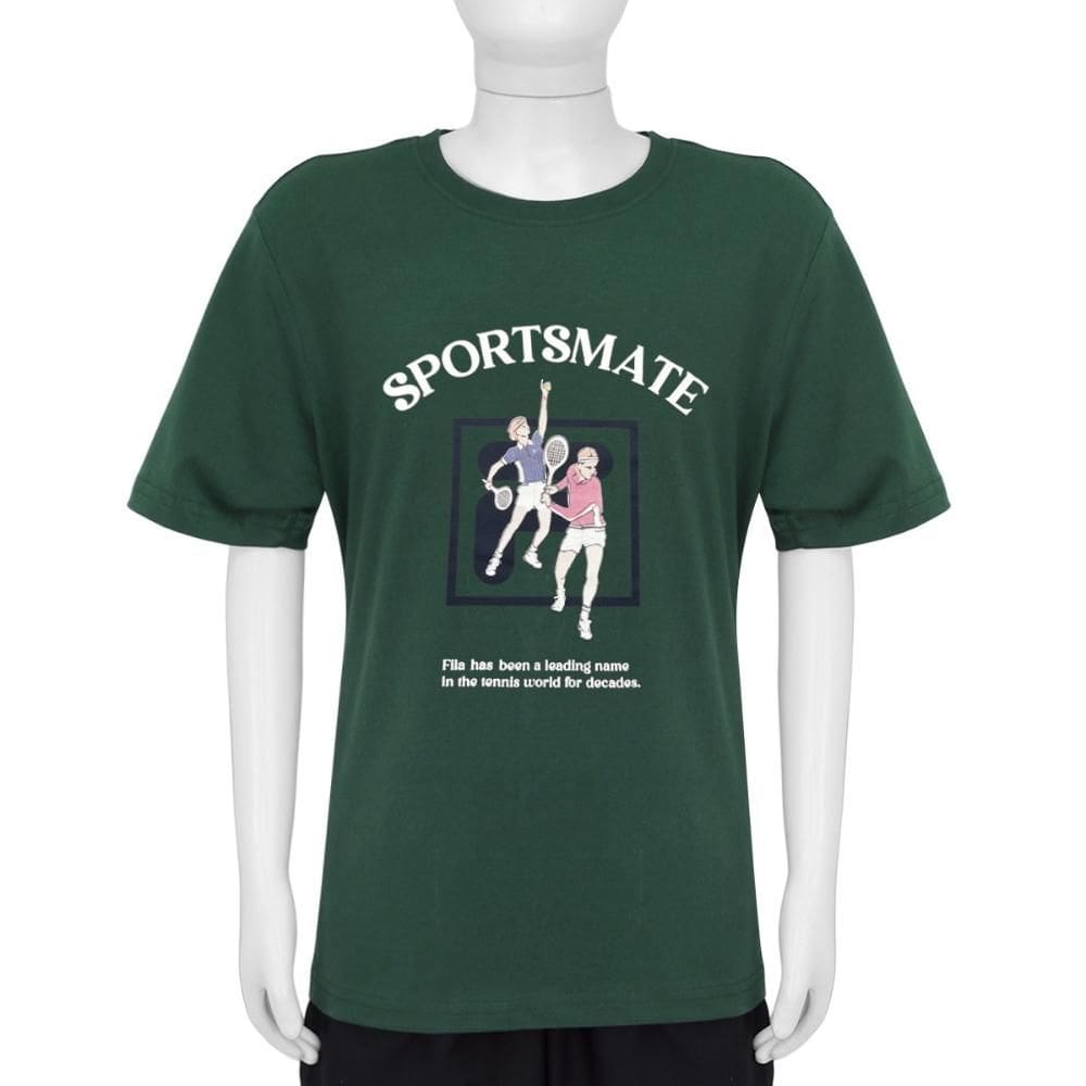 Camiseta Fila Sportmate Tennis Club Junior Verde Floresta