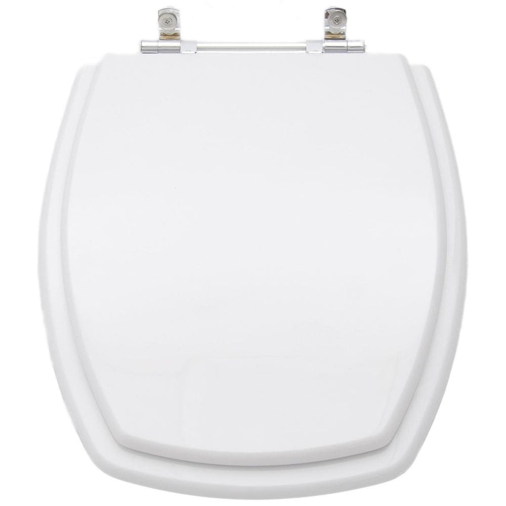 Assento Sanitário Poliéster Laguna Branco Para Louça Hervy
