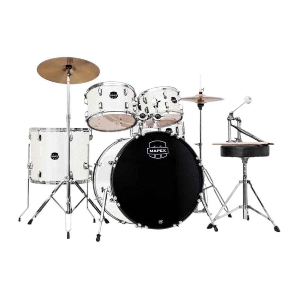 Bateria Mapex Comet 22 Cm5294Ft-Fh White Thin Grain