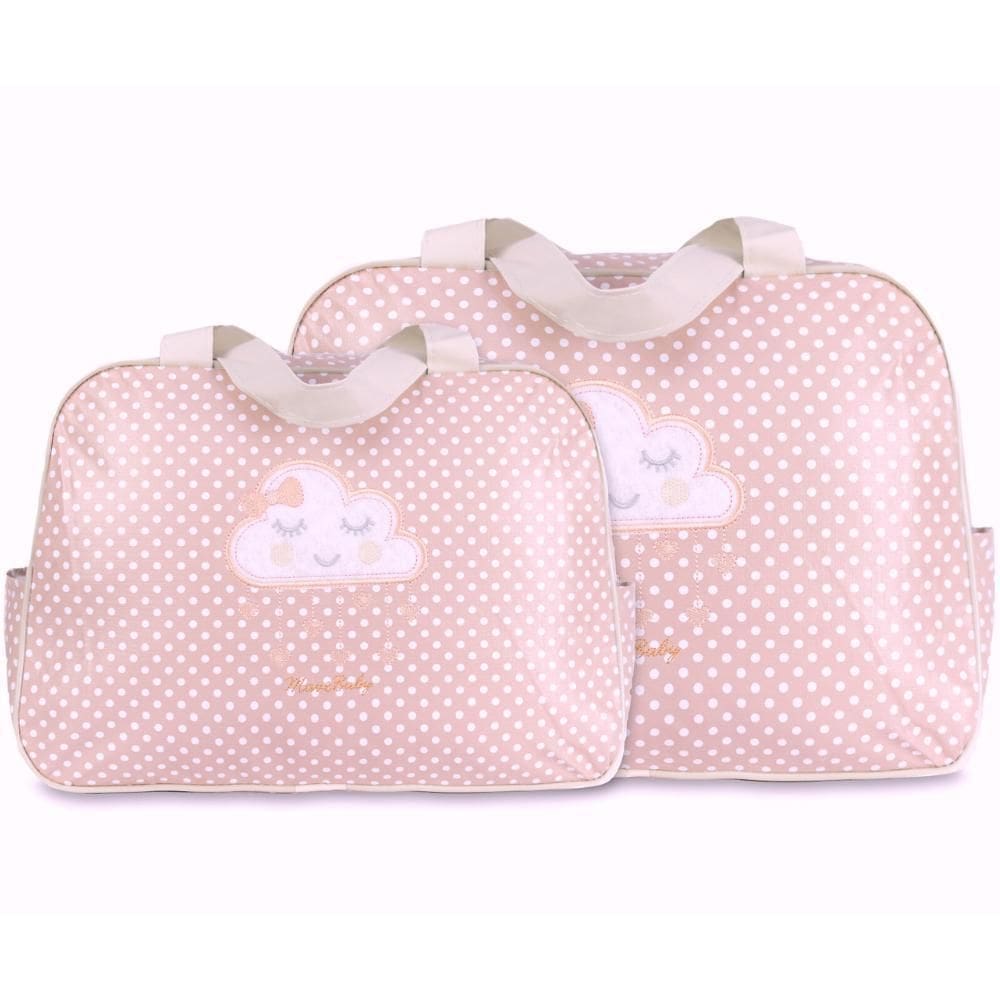 Kit Bolsas Maternidade Mave Baby Nuvem Bege