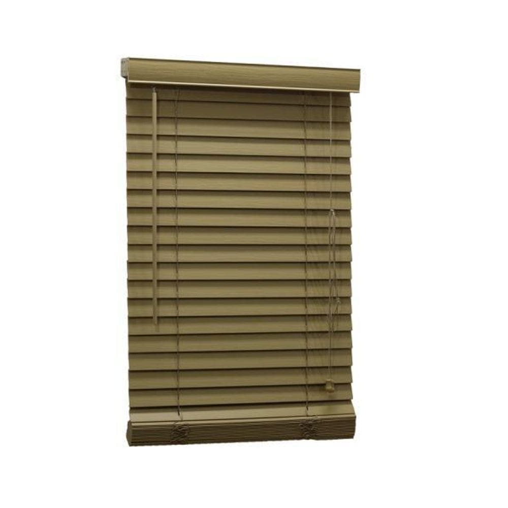 Persiana Horizontal Pvc 50Mm Marfim Nude 60  L  X 160  A