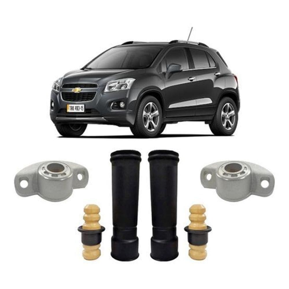 Kit Coxim Batente Traseiro Chevrolet Tracker 2017 2018 2019