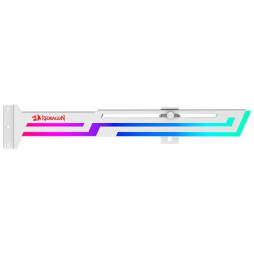 Suporte p/ Placa de Vídeo Redragon RGB Branco - RD-GCP03W