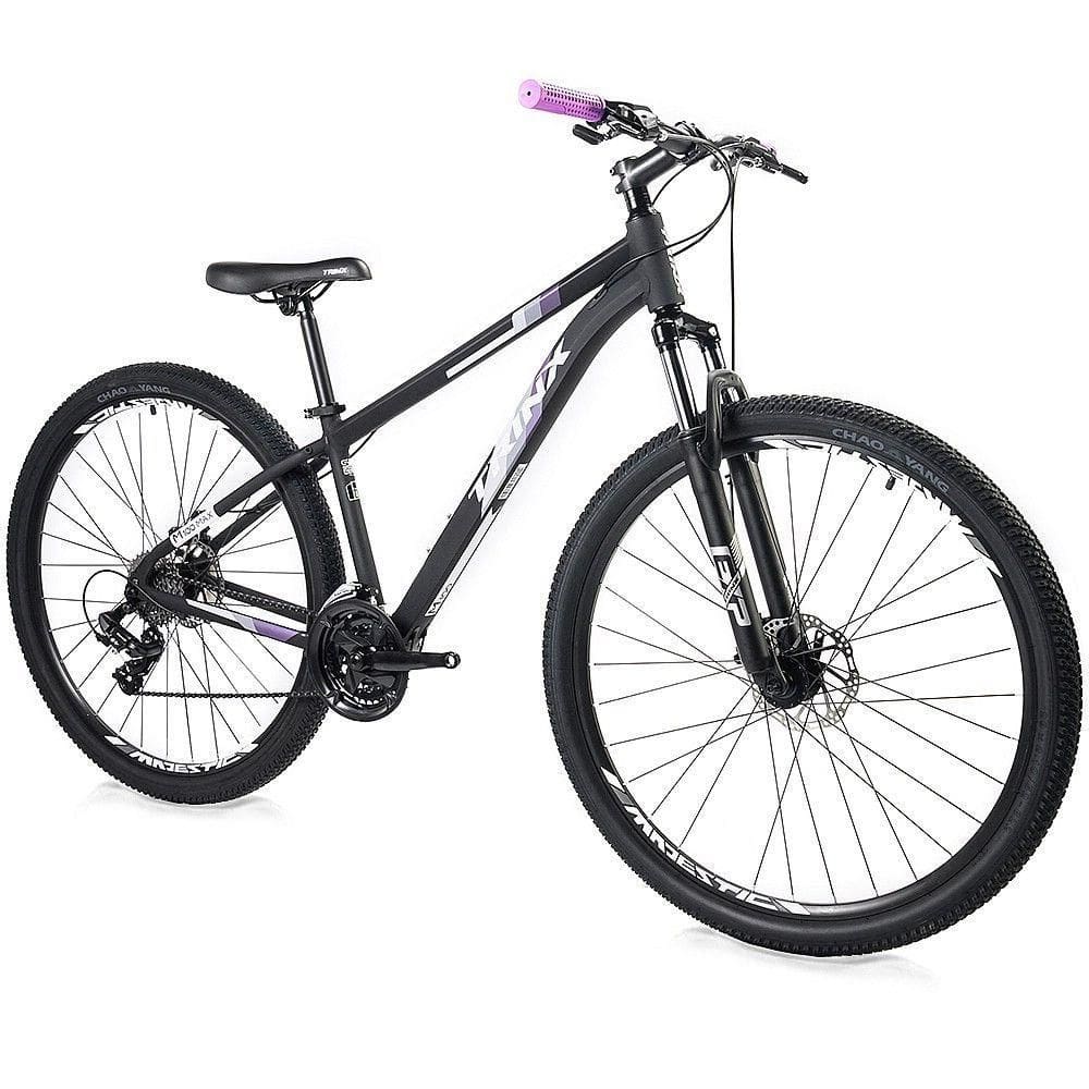 Bicicleta Aro 29 Trinx M100 Max Alumínio 17 Suspensão Roxa