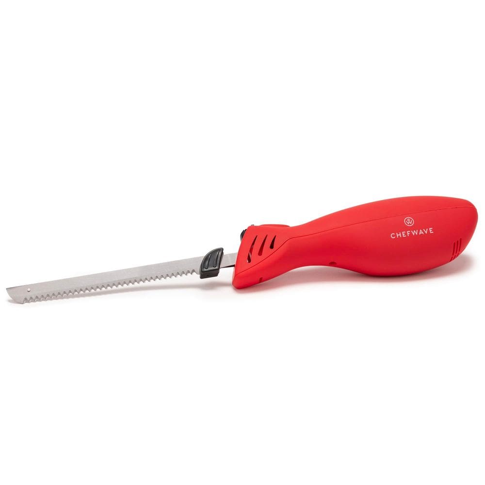 Faca elétrica ChefWave sem fio recarregável com 2 lâminas