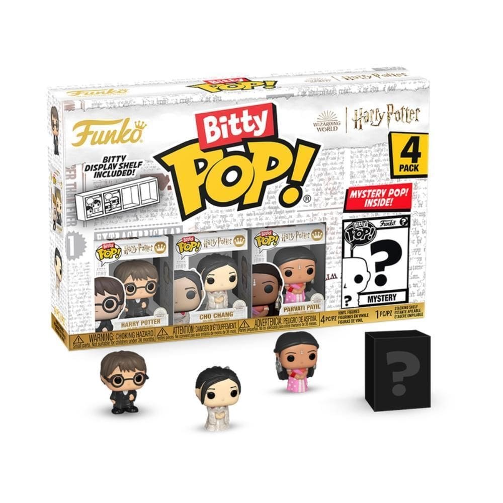 Bitty Pop Harry Potter 4 - Harry, Cho Chang E Parvati Patil