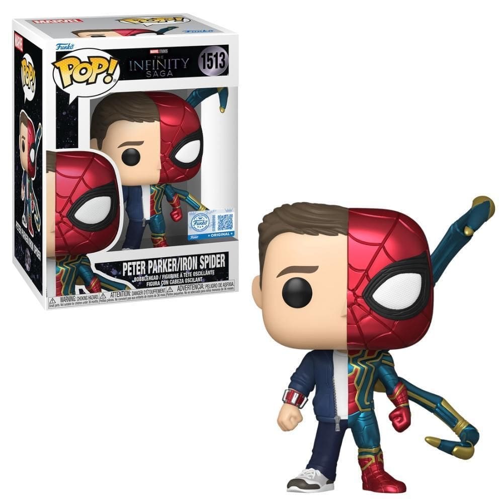 Boneco Funko Pop Marvel Splits - Homem-Aranha/Peter