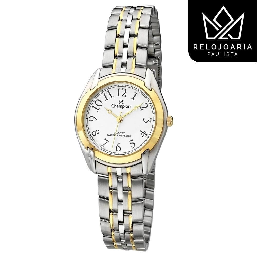 Relógio Champion Feminino Prata / Dourado Ch26686B
