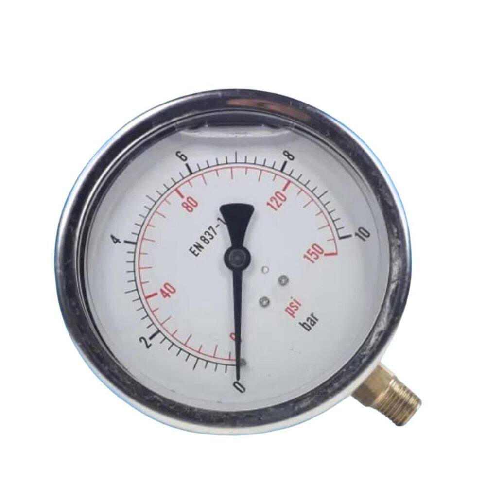 Mr 063 Imp. Inox Manômetro Reto 63Mm Inox 1/4`` 0 A 10Bar