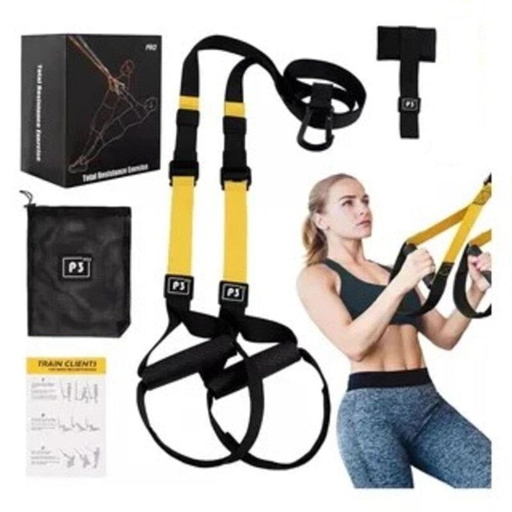 Kit Fita De Suspensão Trx Funcional Profissional Ajustável