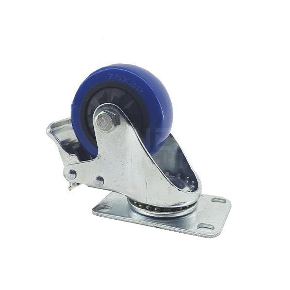 Kit 32 Rodizio Para Case 3 Pol Com Freio Yr3002