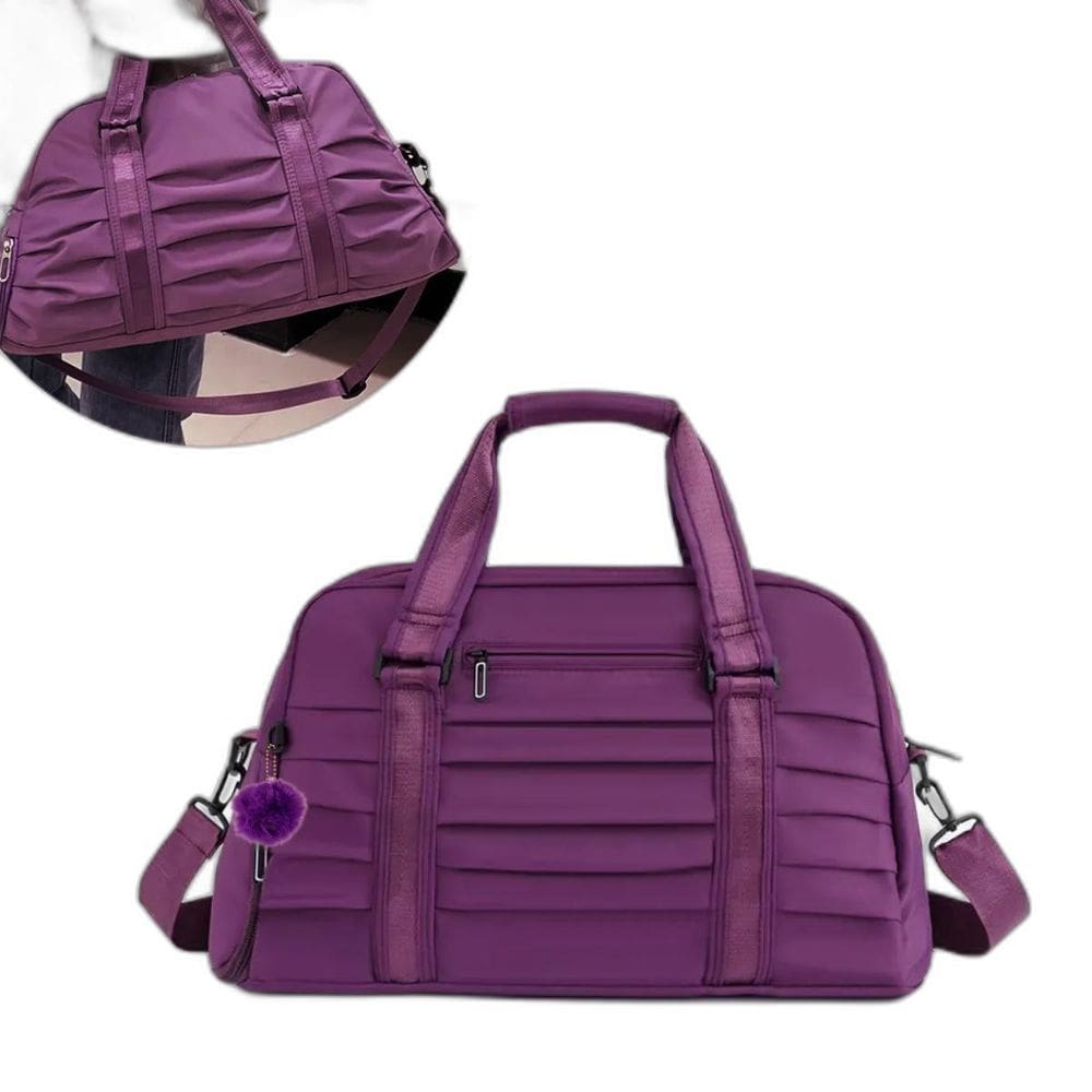 Bolsa Academia Esportes Treino Fitness Mala Viagem Roxo