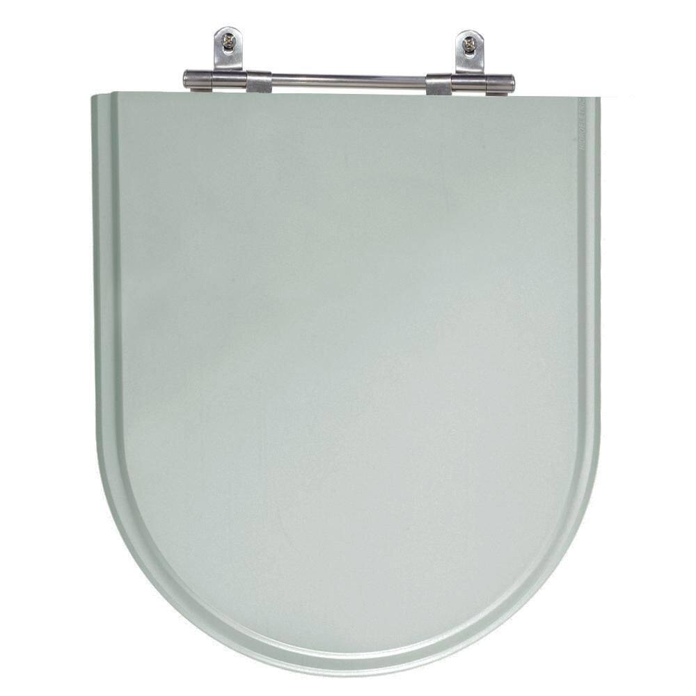 Assento Laqueado Carrara Verde Malva Tampa Vaso Deca Em Mdf