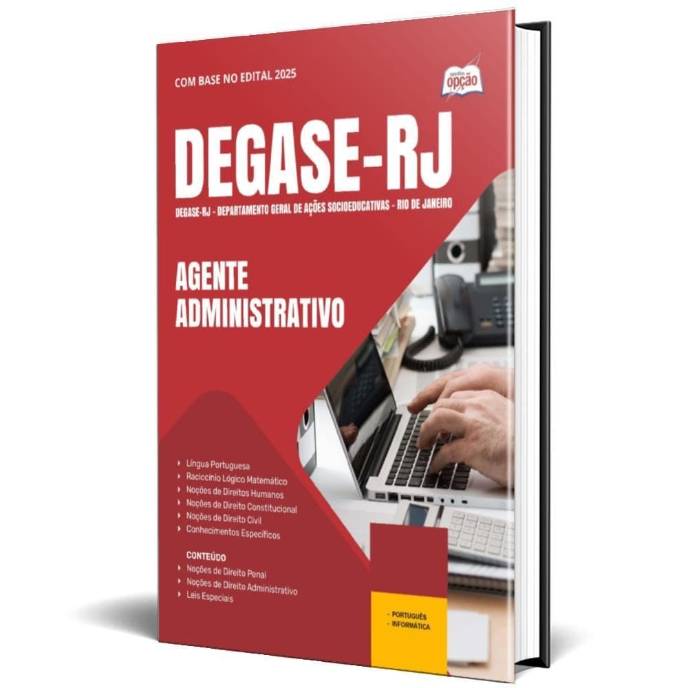 Apostila Degase 2025 - Agente Administrativo