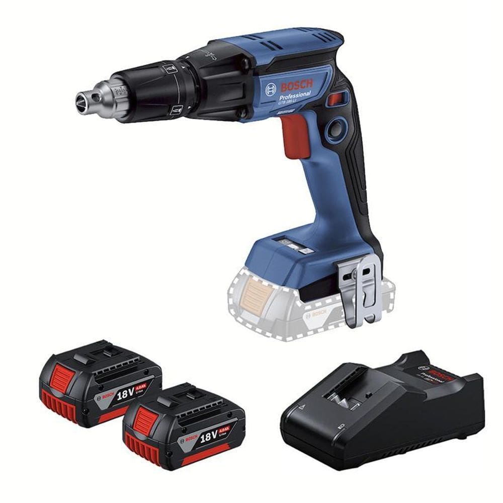 Parafusadeira Drywall Bosch Gtb185-Li 18V + 2Bat 4A E Carreg