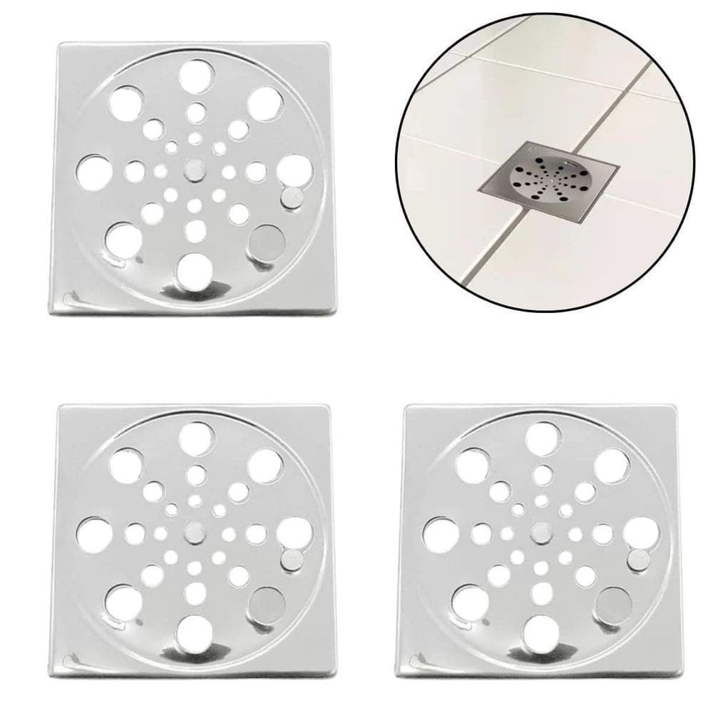 Ralo Inox Grelha Quadrada Rotativa Abre Fecha 15 Cm 03 Un