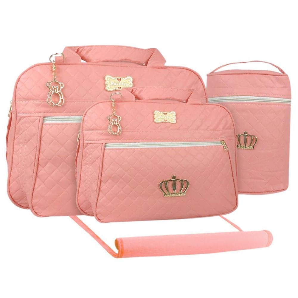 Kit Bolsas Maternidade Mave Baby Royal Rosé