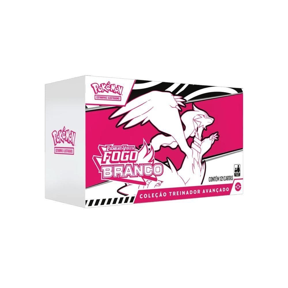 Box Pokémon Baralho Treinador Avançado Ev10.5 Fogo Branco